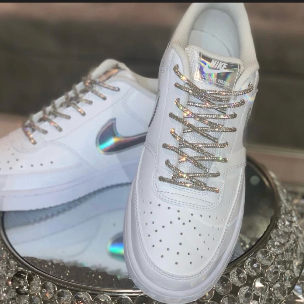 New Bling Rhinestone Glitter Shoelaces Sparkly Athletic Sneaker Accessories